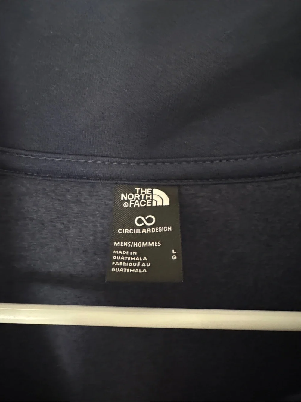 The North Face Men’s Navy quarter-Zip Pullover Sweater